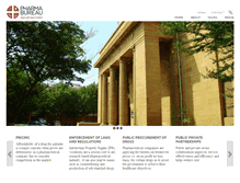 Tablet Screenshot of pharmabureau.org
